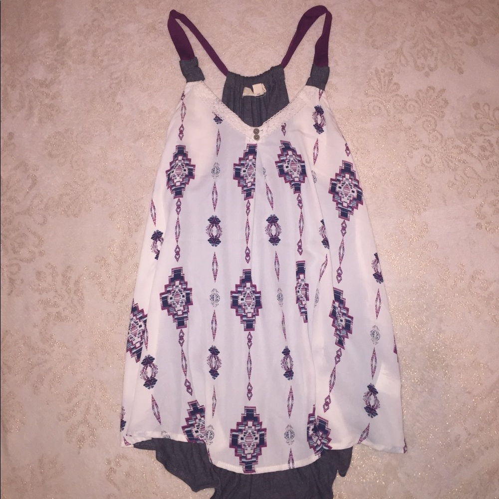 Patterned tank top
